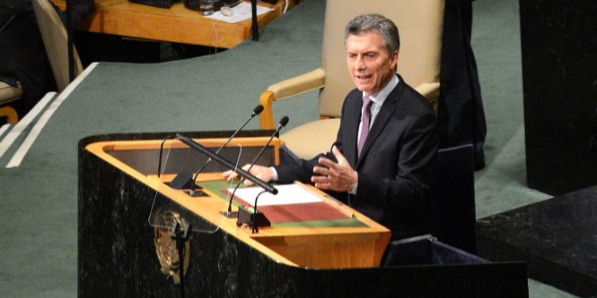 Macri: “Queremos ser parte de la solución de los problemas globales”