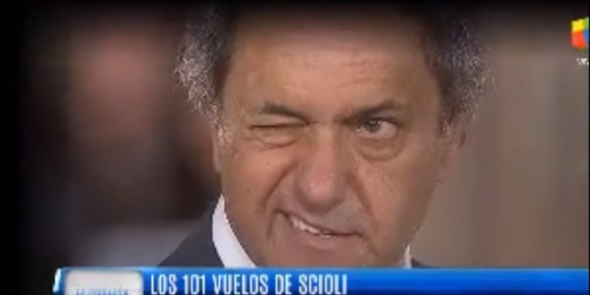 Informe La Cornisa: los 101 vuelos de Scioli