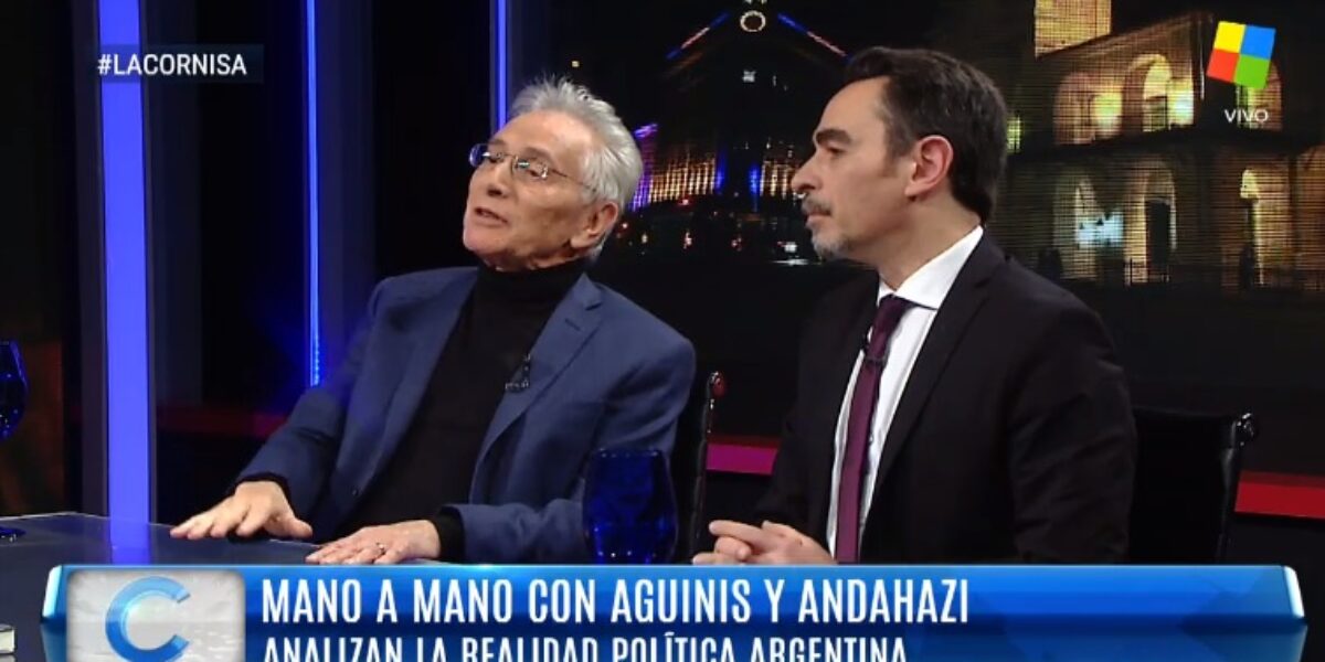 Marcos Aguinis y Federico Andahazi en La Cornisa