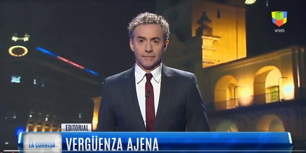 El incisivo editorial de Majul en La Cornisa: “Vergüenza ajena”