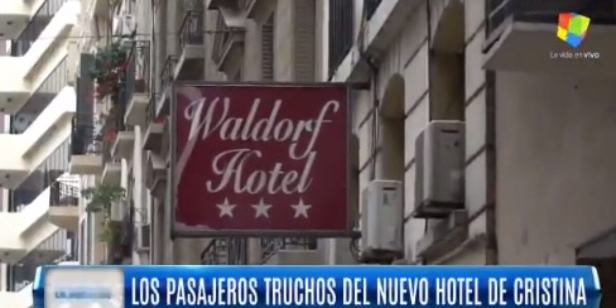 Informe La Cornisa: los pasajeros truchos del hotel de Cristina