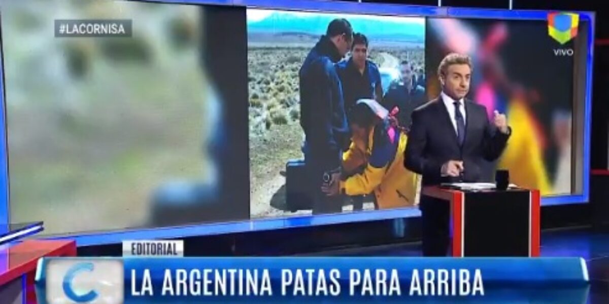 Majul y su editorial: La Argentina patas para arriba