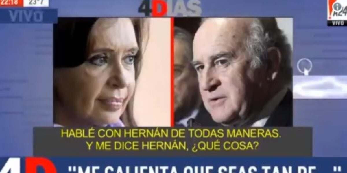Escuchas: los malos modales de Cristina