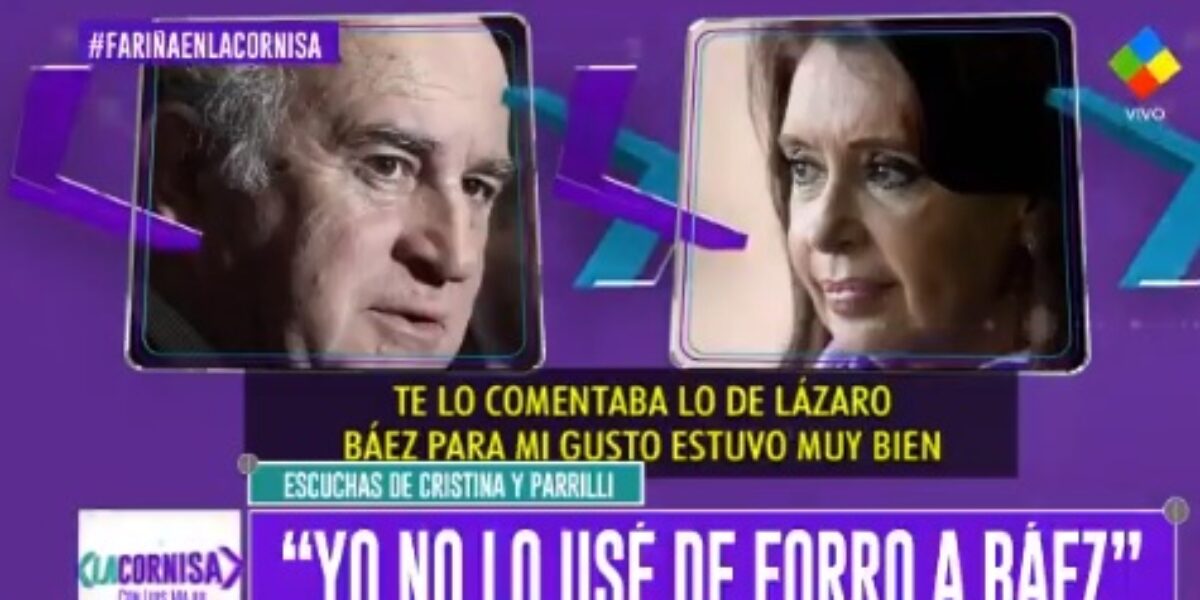 Nuevas escuchas en La Cornisa: Cristina y Parrilli sobre Báez