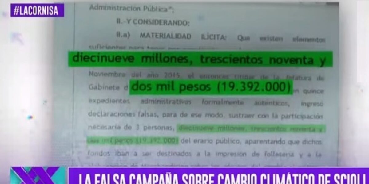 Informe La Cornisa: la falsa campaña ambiental de Scioli