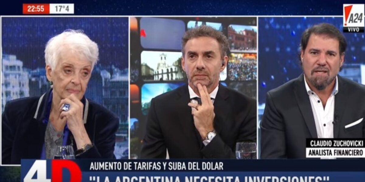 Fernández Meijide y Zuchovicki en 4Días con Majul