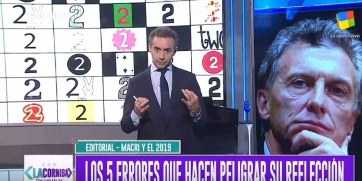Editorial Majul: los 5 errores que hacen peligrar la reelección de Macri
