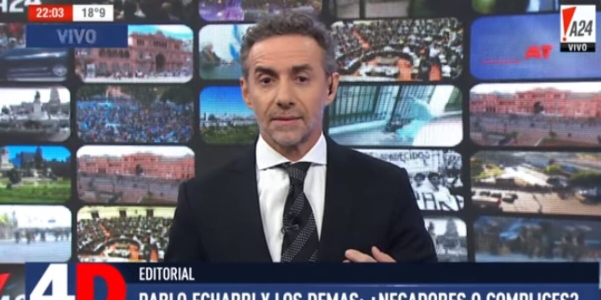 Editorial de Majul: “Pablo Echarri y los demás: ¿negadores o cómplices?”