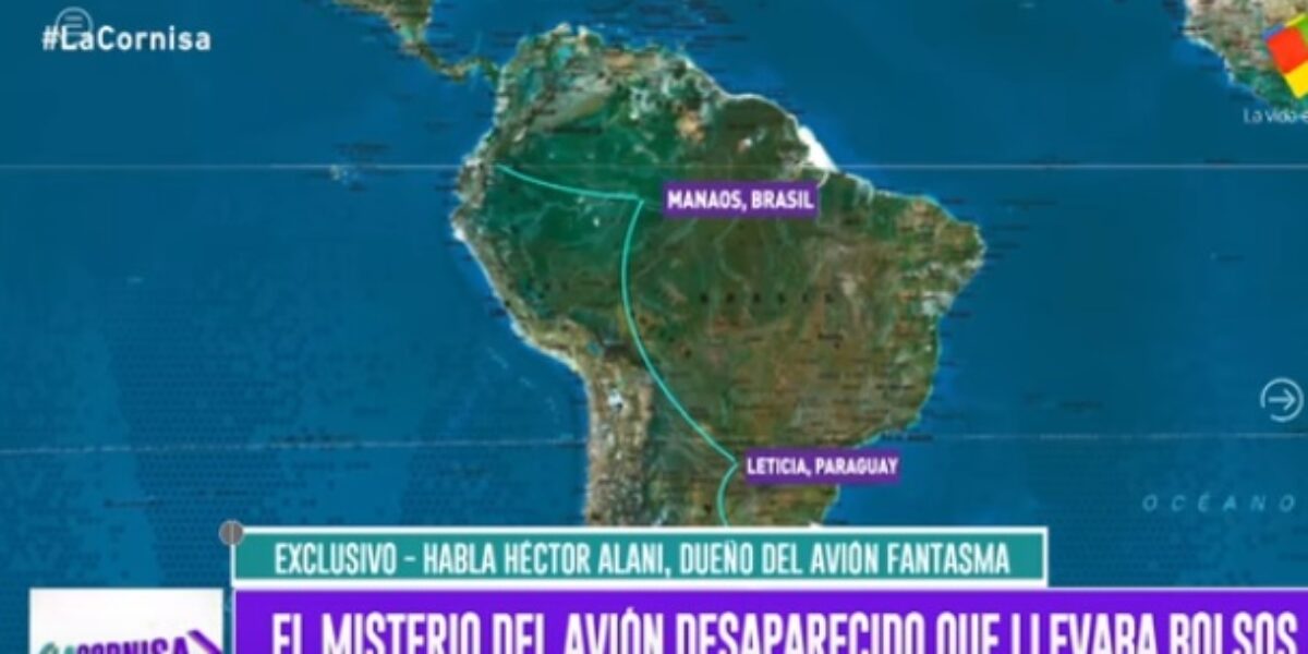 Ruta del dinero negro K: misterioso avión fantasma