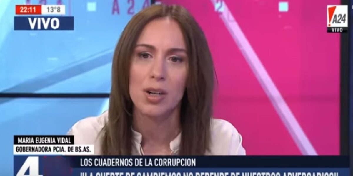 María Eugenia Vidal entrevistada por Majul en 4D