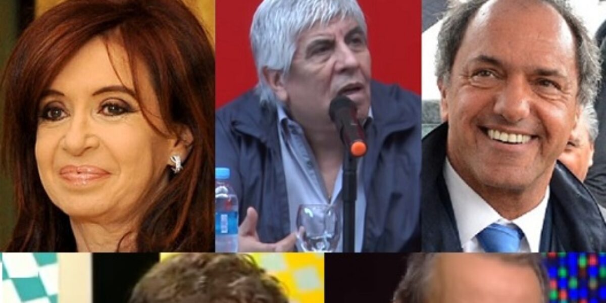Cristina, Scioli, Moreno, Moyano y Kicillof: cinco tipes audaces