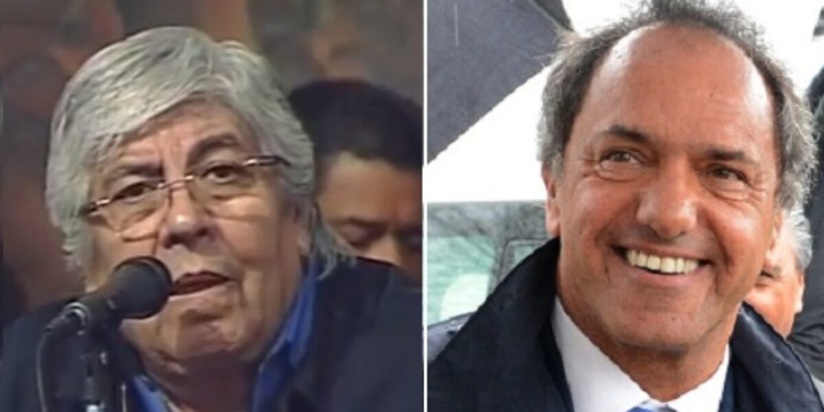 Hugo Moyano y Daniel Scioli, al margen de la ley