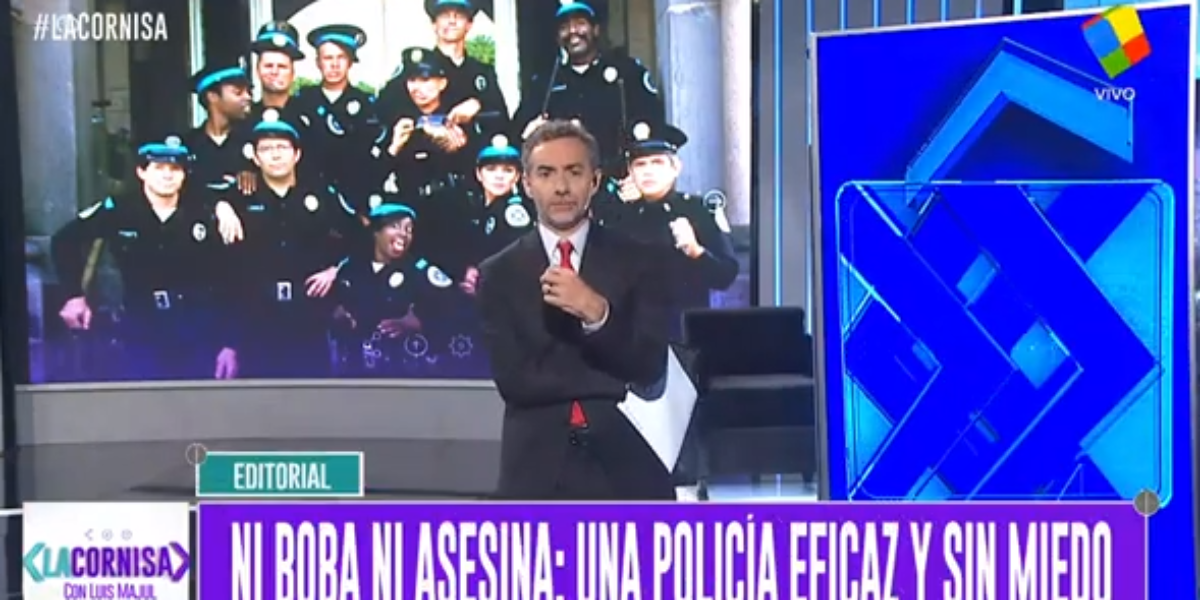 Editorial Majul: “Ni boba ni asesina: una policía eficaz y sin miedo”