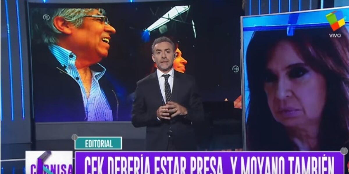 Editorial Majul: “Cristina Fernández debería estar presa y Hugo Moyano también”