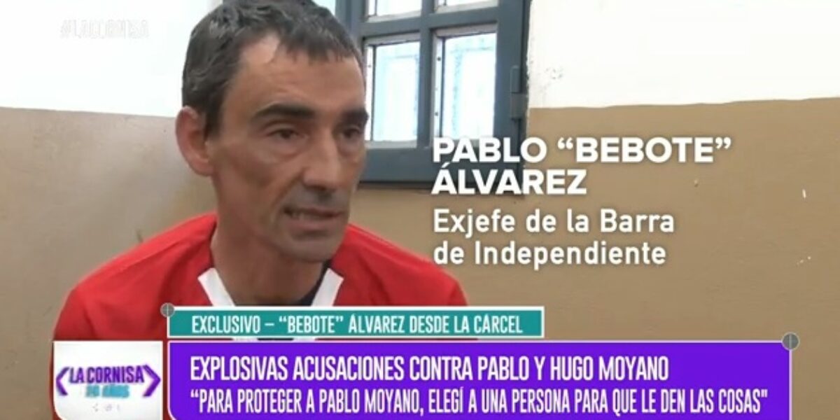 “Bebote” Álvarez desde la cárcel realizó fuertes acusaciones contra los Moyano