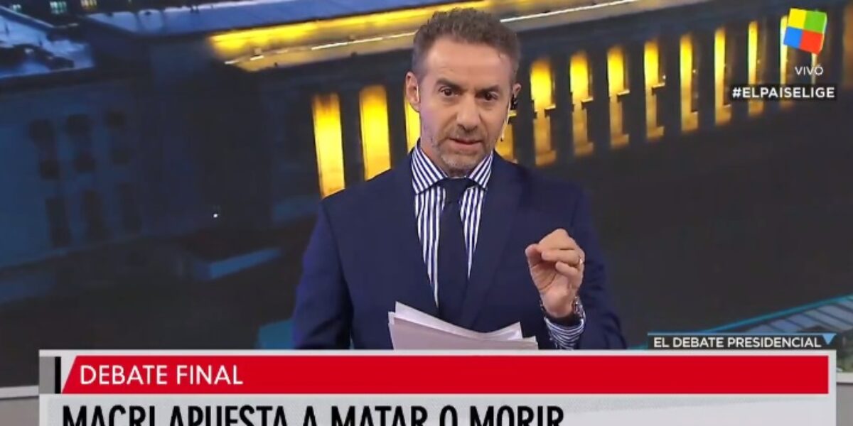 Majul en un programa especial previo al segundo debate presidencial