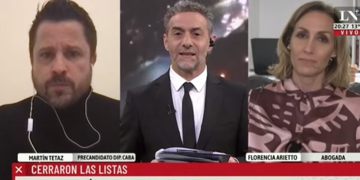 Majul con Martín Tetaz y Florencia Arietto